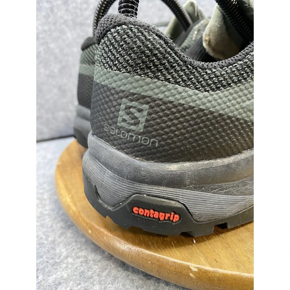 Salomon‎ Outline Low Gore-Tex Hiking Shoes Muted Green Men's US 7.5